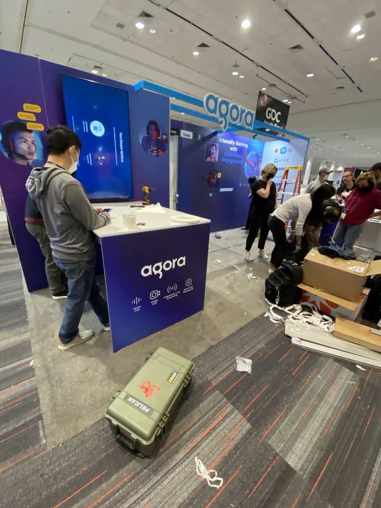 Agora Booth at GDC