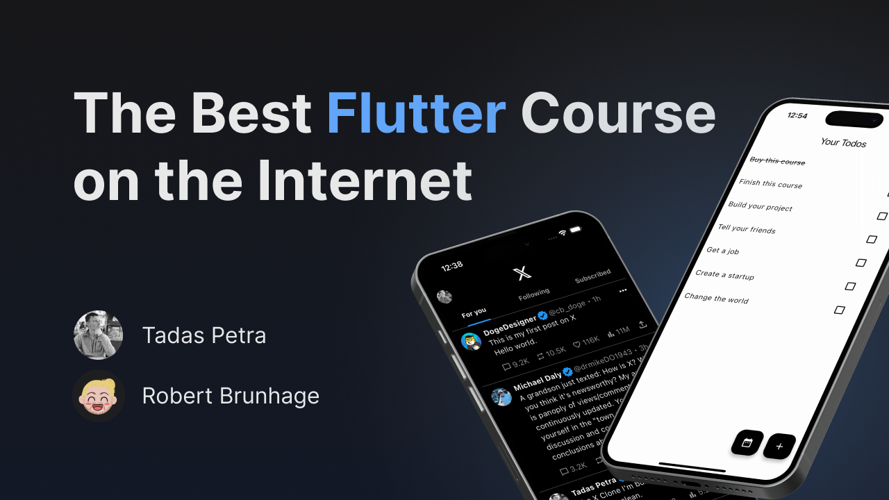 The Best Flutter Course On The Internet